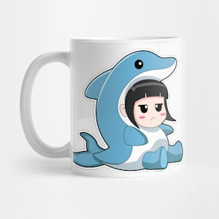 Child with Dolphin Costume Mug